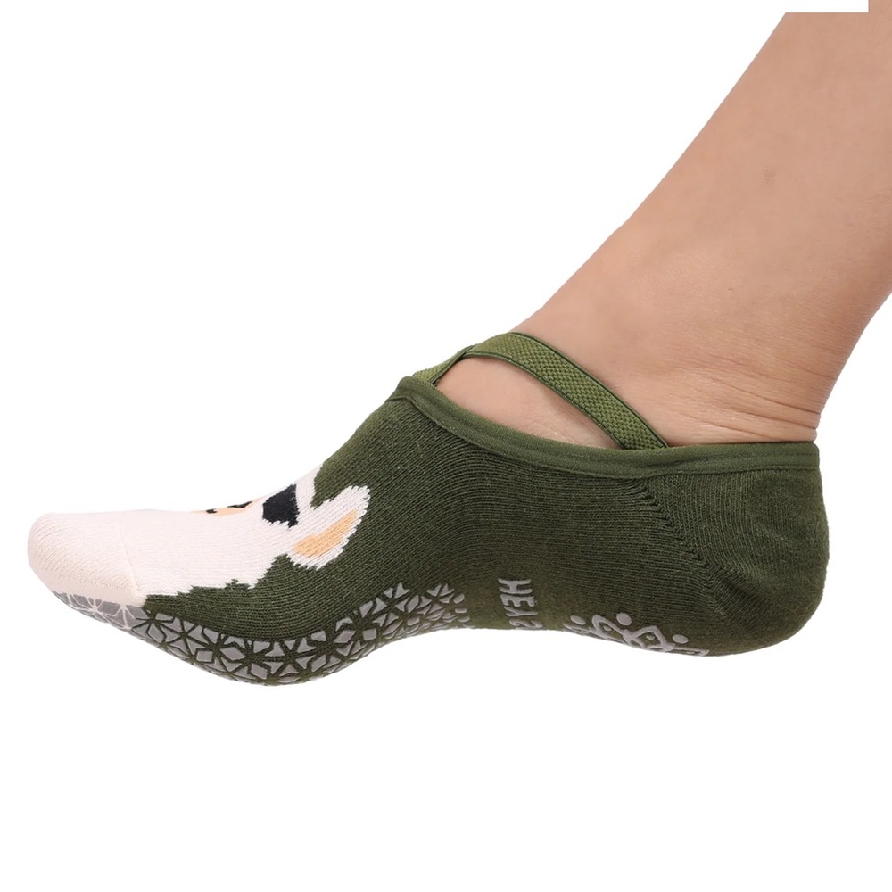 New! Cute Animal Grip Pilates Socks - Picture 5 of 16